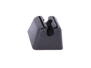 Sun visor support clip, Black, 18mm. Porsche 911 / 964 / 993 / 928 - 9117313310070B, 91173133100 - 911 731 331 00 L
